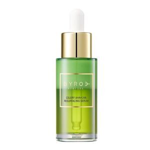 NIB BYROE NEW YORK Celery AHA + LHA Resurfacing Serum, 1.01 FL. OZ. / 30 ML